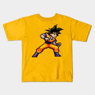 Goku Pixels Kids T-Shirt